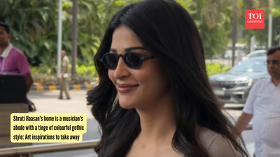 Shruti Haasan’s home is a musician’s abode with a tinge of colourful gothic style: Art inspirations to take away |