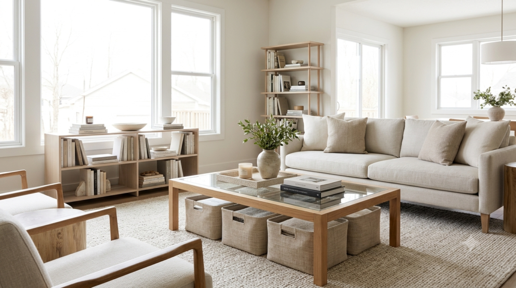 Decluttered organized home β the free luxury home decor upgrade that changes everything