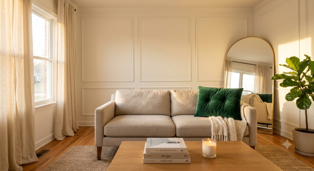 Luxury living room decor on a budget β full room transformation guide