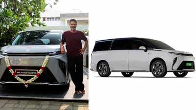 MG M9 :Actor Prabhu Deva brings home MG M9: Luxury EV MPV’s key details |
