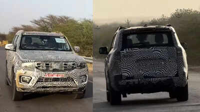 Scorpio N :Mahindra Scorpio N facelift spied again! Key updates expected |