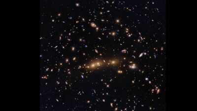 NASA’s Hubble spots two enormous galaxy clusters merging billions of light-years away |