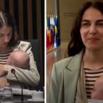 Swedish minister brought her 3-month-old baby to EU meeting; viral video highlights the country’s generous parental leave system | Swedish minister brought her 3-month-old baby to EU meeting; viral video highlights the country’s generous parental leave system |