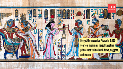 Forget the muscular Pharaoh: 4,000-year-old mummies reveal Egyptian princesses trained with bows, daggers, and maces |