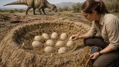 Scientists recreated a dinosaur nest to uncover how eggs stayed warm 70 million years ago |