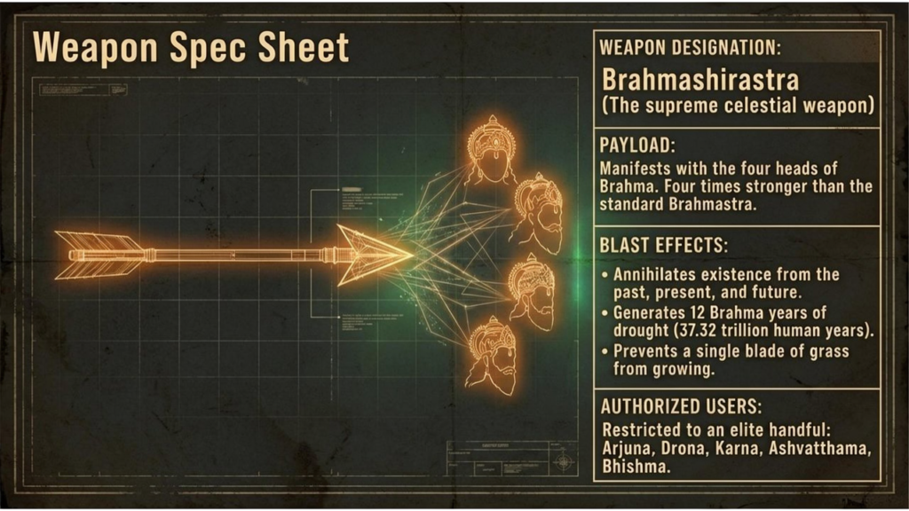 Weapon Spec Sheet - the Brahmashirastra